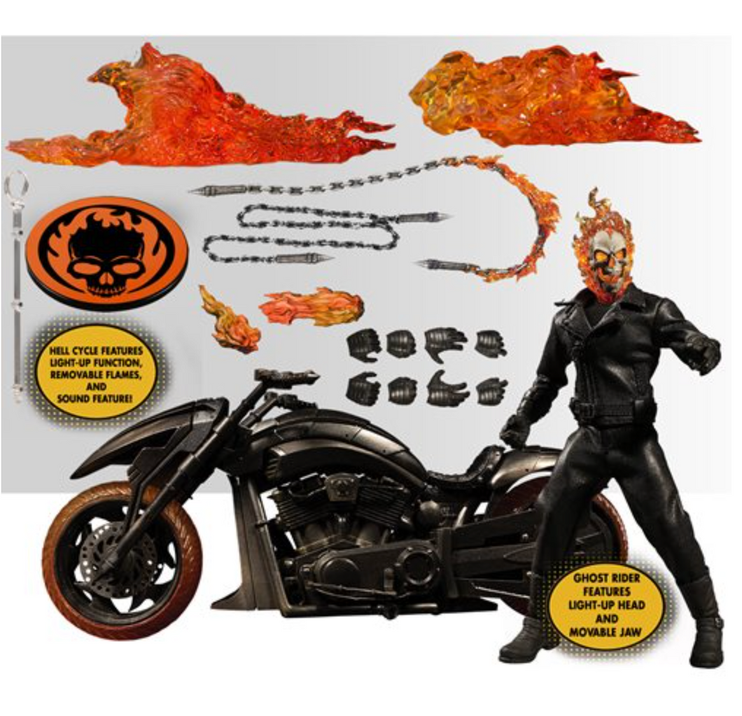 Ghost Rider and Hell Cycle One:12 Collective Action Figure Set